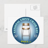 PREZ.info - Lege stoel 3 Briefkaart (Voorkant / Achterkant)