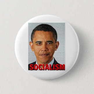 Prez Obama socialisme Ronde Button 5,7 Cm