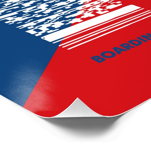 PRG Prague luchthaven Perfect Poster (Hoek)