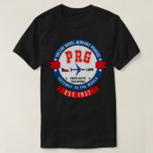 PRG Vaclav Havel Airport Prague  design T-shirt (Design voorkant)