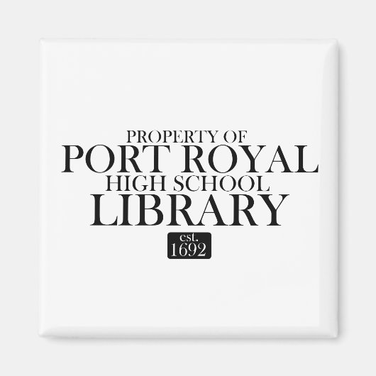 PRHS magneet. Magneet (Voorkant)