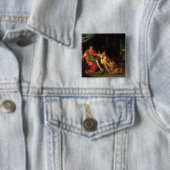 Priam en Achilles Vierkante Button 5,1 Cm (In situ)