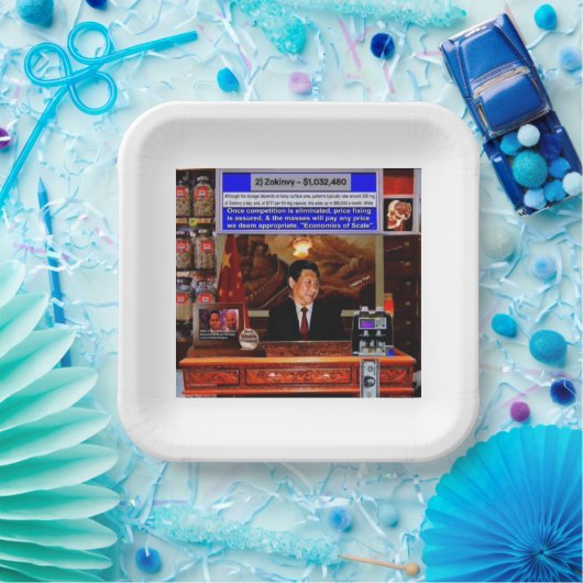 price fixing papieren bordje (Feest)