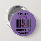 Priceless...Arachnoiditis Ronde Button 7,6 Cm (Voorkant /achterkant)