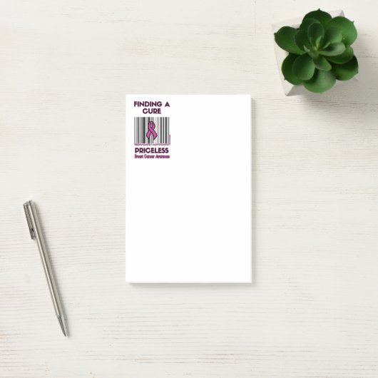 PRICELESS... Borstkanker Post-it® Notes (Kantoor)