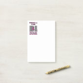 PRICELESS... Borstkanker Post-it® Notes (Op bureau)
