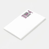 PRICELESS... Borstkanker Post-it® Notes (Schuin)