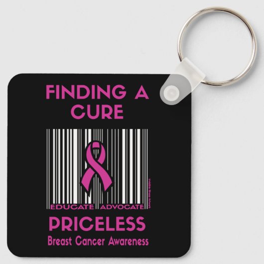 PRICELESS... Borstkanker Sleutelhanger (Achterkant)