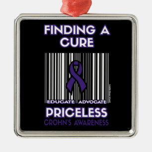 Priceless...Crohn's Metalen Ornament