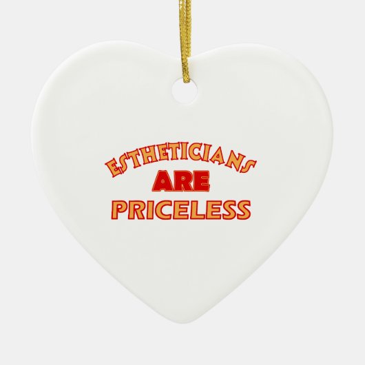 PRICELESS Estheticiaanse design Keramisch Ornament (Voorkant)