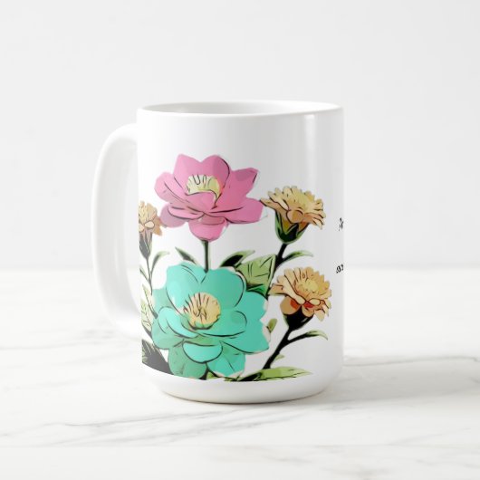 Priceless Motto Koffiemok (Voorkant links)