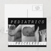 Priceless - pediatrics - BABY/BABY - VERPLEEGKUNDI Briefkaart (Voorkant / Achterkant)