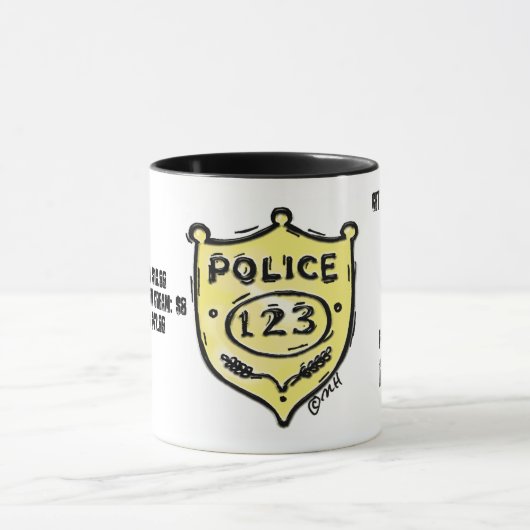 Priceless politieman mok (Midden)