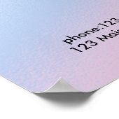 Pricelist Poster met haarstylist (Hoek)