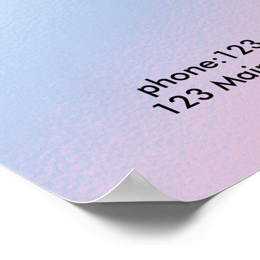 Pricelist Poster met haarstylist (Hoek)