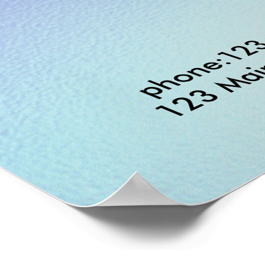 Pricelist Poster met haarstylist (Hoek)