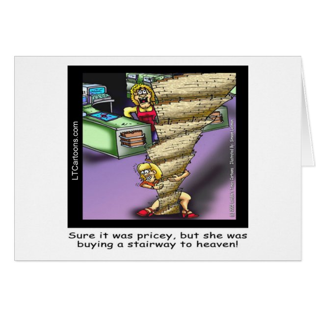 Pricey Heavenly Stairway Funny (Voorkant Horizontaal)