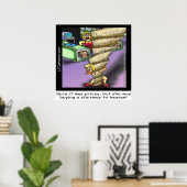 Pricey Heavenly Stairway Poster van Rick London (Thuiskantoor)