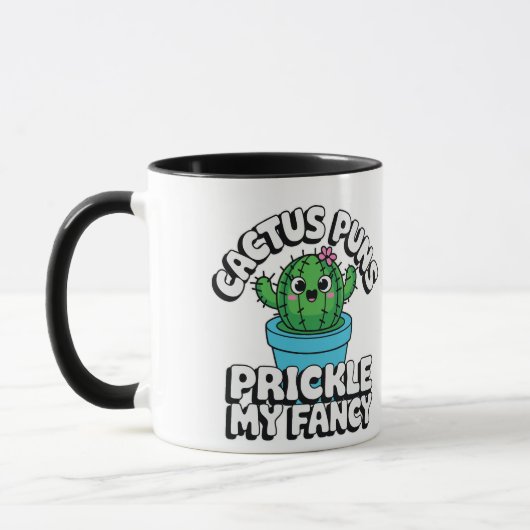 Prickle My Fancy – Cute Cactus Pun Mok (Links)