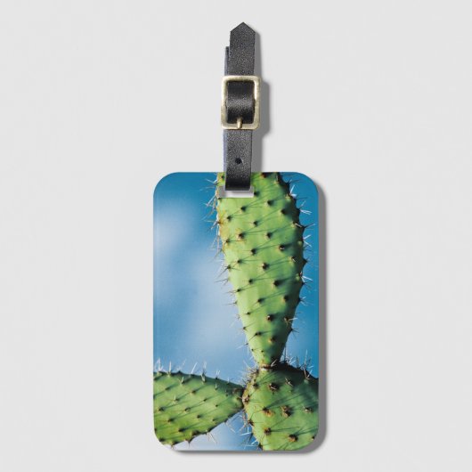 Prickley Cactus Bagagelabel (Voorkant (verticaal))