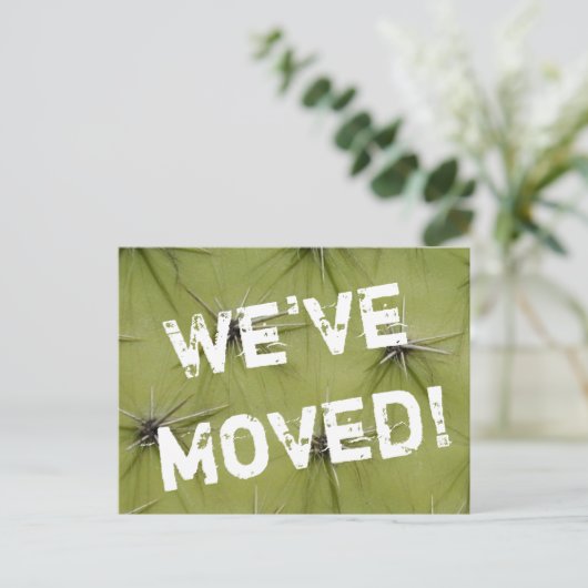 Prickley cactus bewegende briefkaarten (Staand voorkant)