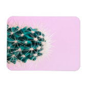 Prickley Cactus op roze Magneet (Horizontaal)