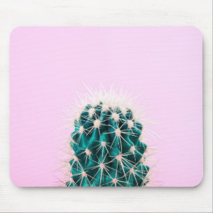Prickley Cactus op roze Muismat