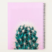Prickley Cactus op roze Planner (Achterkant)