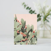 Prickley Pear Cactus Briefkaart (Staand voorkant)