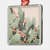 Prickley Pear Cactus Metalen Ornament (Links)