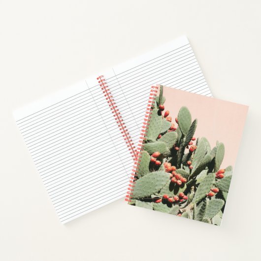 Prickley Pear Cactus Notitieboek (Binnen)