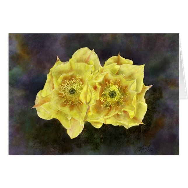 Prickley Pear Flowers (Voorkant Horizontaal)