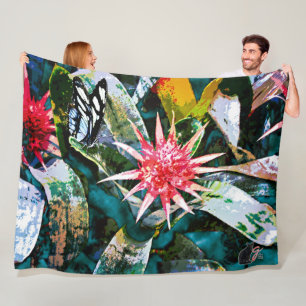 Prickly Bromie Fleece Deken
