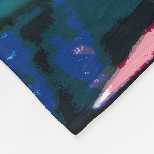 Prickly Bromie Fleece Deken (Hoek)