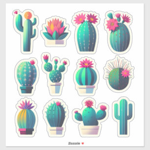 "Prickly &  - Cactus Collectie" Sticker