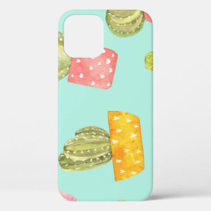 Prickly cactussen in potten, waterverf. Case-Mate iPhone case