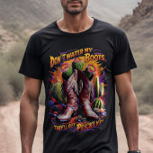 Prickly Cowboy laarzen - Desert Bloom T-shirt