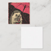 Prickly Friends & Frolicking Rain: Hedgehog Antics Notitiekaartje (Voorkant / Achterkant)