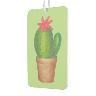 Prickly Green Cactus Flower Potted Plant Gardener Luchtverfrisser
