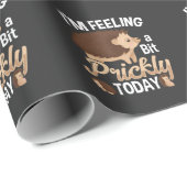 Prickly Hedégel Lover Forest Animal Enthusiast Cadeaupapier (Rol Hoek)