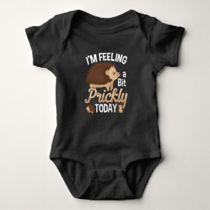 Prickly Hedégel Lover Forest Animal Enthusiast Romper