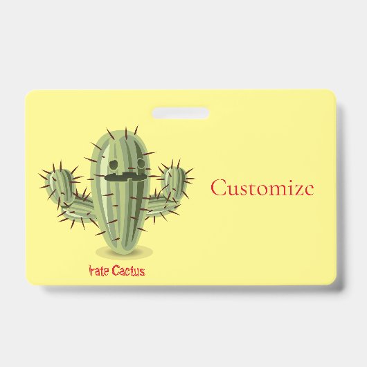 Prickly Irate Cactus Thunder_Cove Badge (Voorzijde)