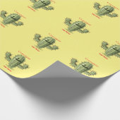 Prickly Irate Cactus Thunder_Cove Cadeaupapier (Hoek)