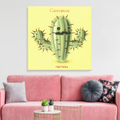 Prickly Irate Cactus Thunder_Cove Canvas Afdruk (Insitu (Woonkamer))