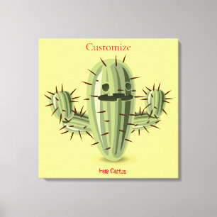 Prickly Irate Cactus Thunder_Cove Canvas Afdruk