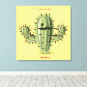 Prickly Irate Cactus Thunder_Cove Canvas Afdruk (Insitu (Houten vloer))