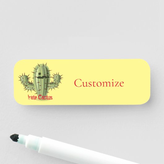 Prickly Irate Cactus Thunder_Cove Naamplaatje (In situ)