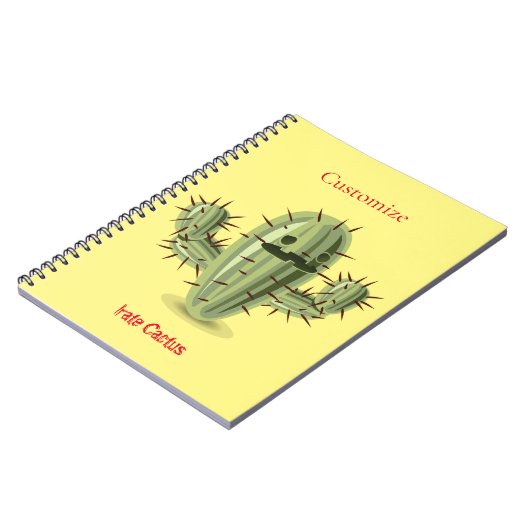 Prickly Irate Cactus Thunder_Cove Notitieboek (Linkerzijde)