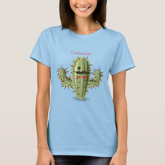 Prickly Irate Cactus Thunder_Cove T-shirt (Voorkant)