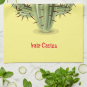 Prickly Irate Cactus Thunder_Cove Theedoek (Gevouwen)